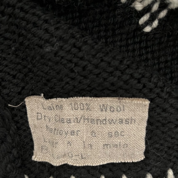 Rare 90s Vintage  Rachel Machenry sz L  - 100% wool knit sweater - Picture 4 of 5